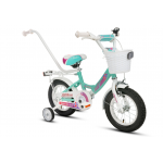 Detský bicykel 12" Monteria Limber Girl mätovo-biely 